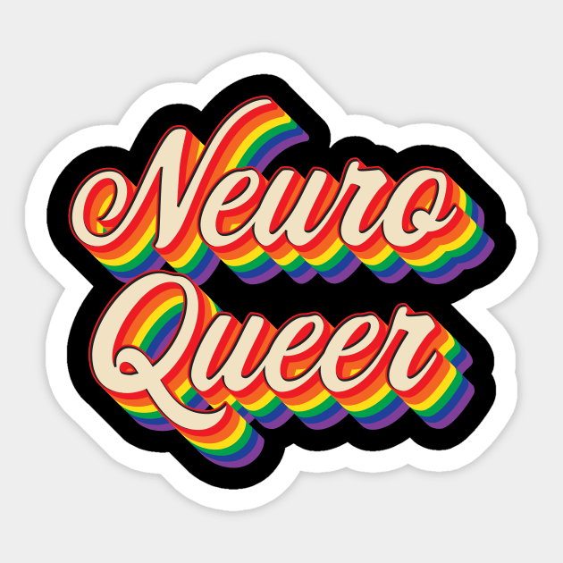 Neuro Queer Sticker by n23tees